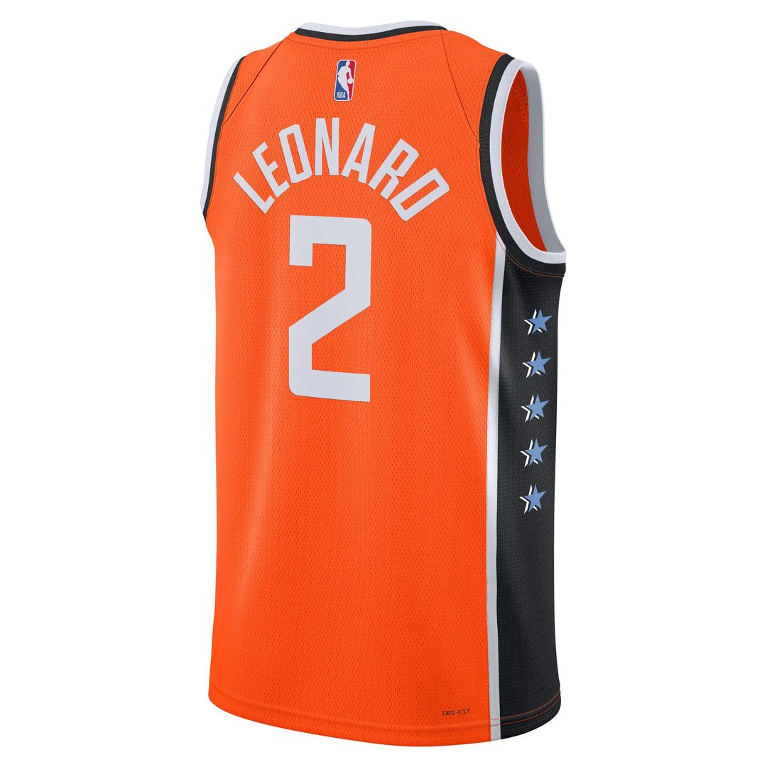 LA Clippers Kawhi Leonard Nike Unisex 2025/26 Swingman Jersey - Orange - City Edition Team Jersey Sports Fan Apparel