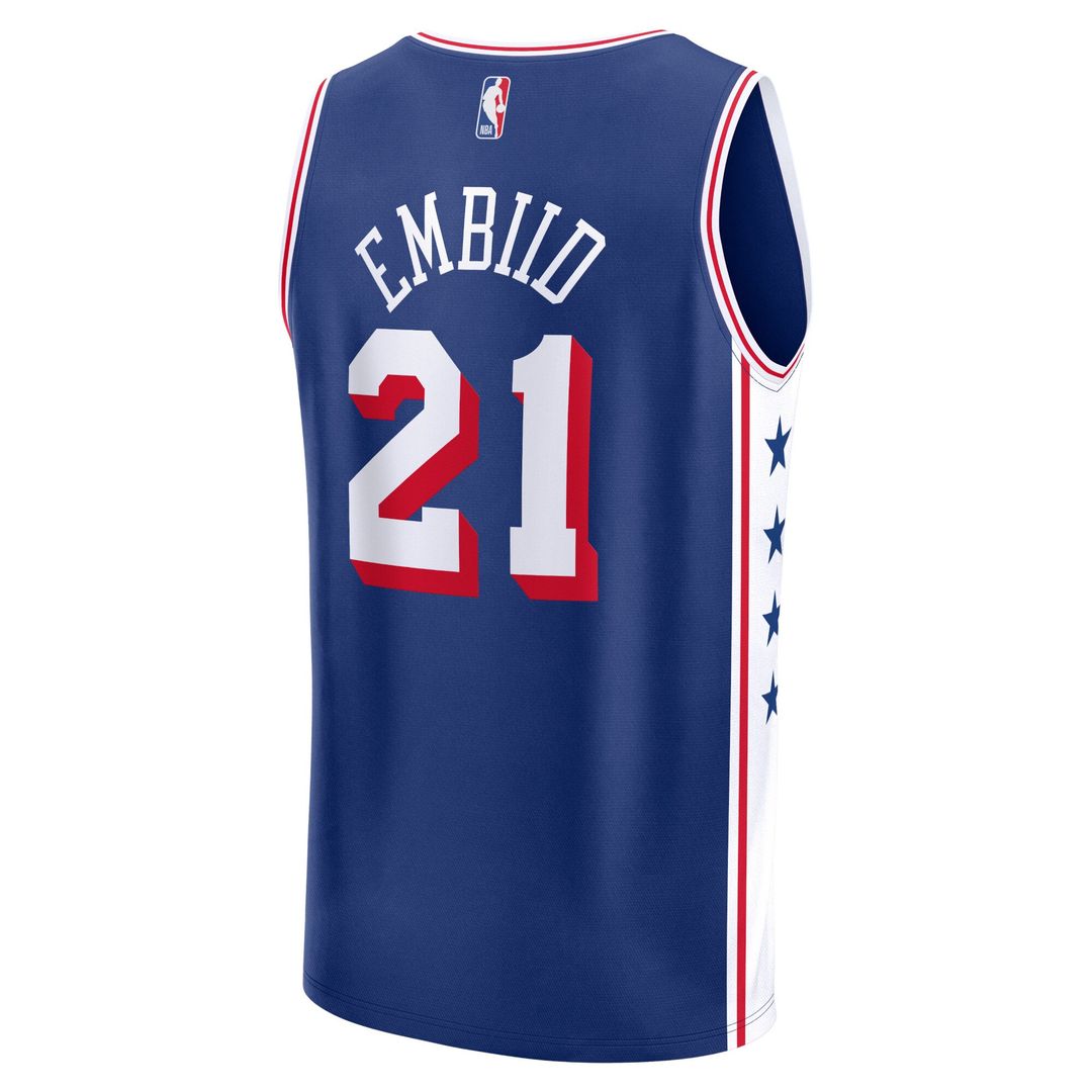Philadelphia 76ers Joel Embiid Fanatics Fast Break Replica Jersey - Association Edition - White Team Jersey Sports Fan Apparel