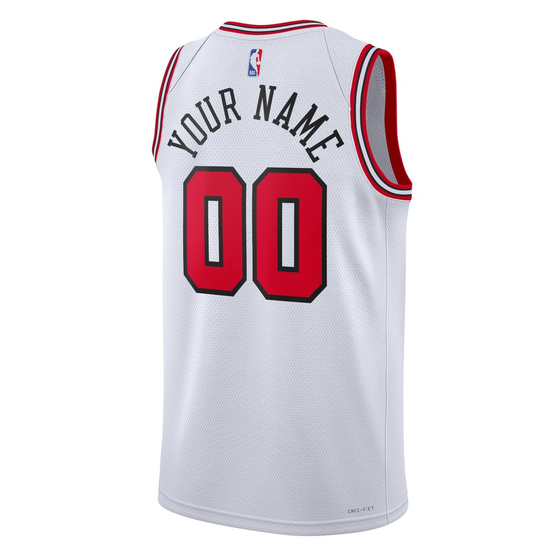 Chicago Bulls Nike Unisex Swingman Custom Jersey Red - Icon Edition Team Jersey Sports Fan Apparel