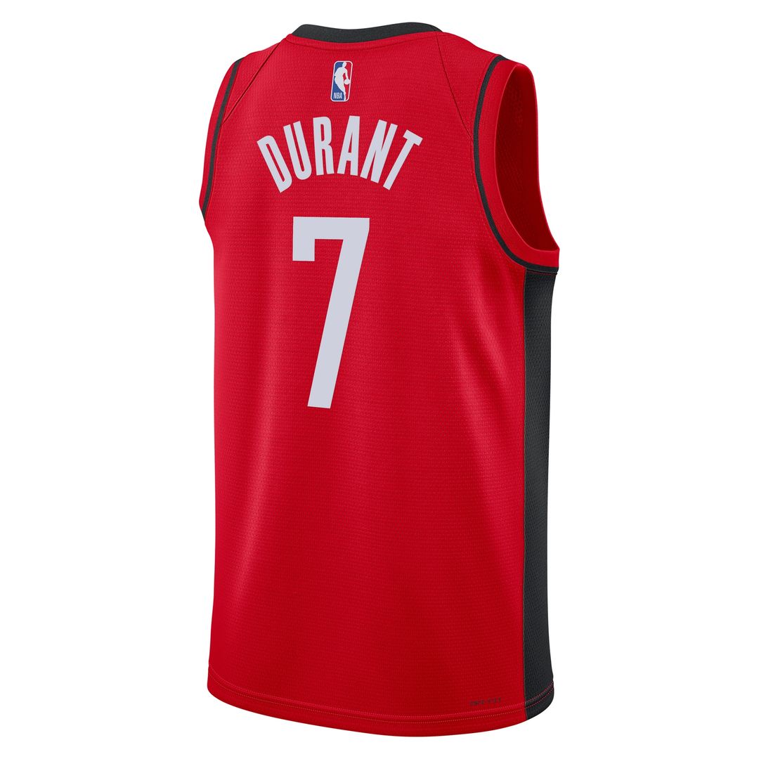 Houston Rockets Kevin Durant Nike Unisex Swingman Player Jersey - Icon Edition - Red Team Jersey Sports Fan Apparel
