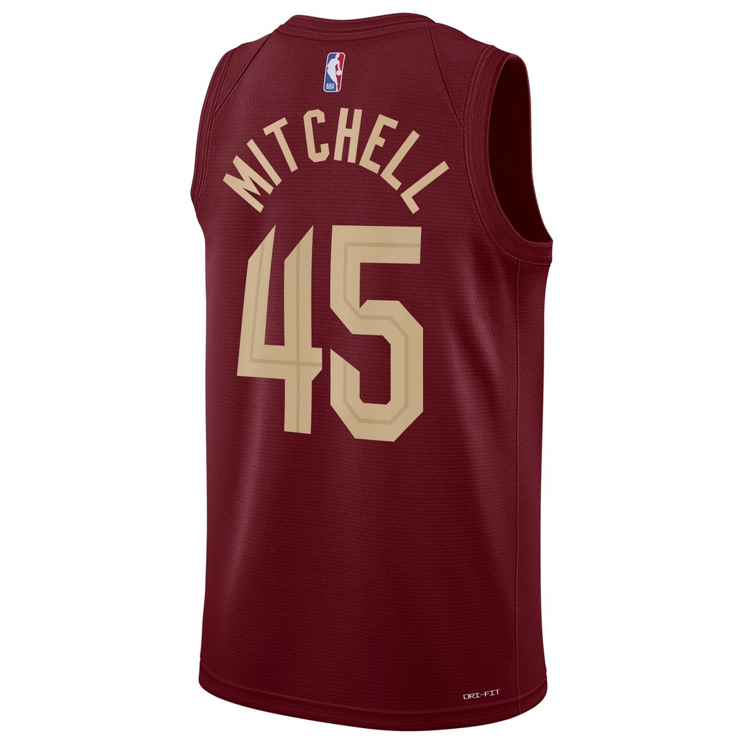Cleveland Cavaliers Donovan Mitchell Nike Unisex Swingman Jersey - Icon Edition - Wine Team Jersey Sports Fan Apparel