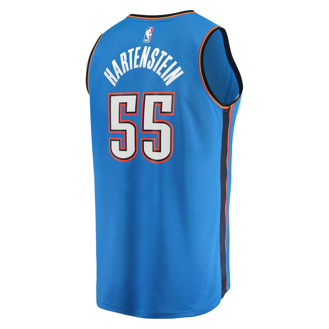 Oklahoma City Thunder Isaiah Hartenstein Fanatics Fast Break Replica Player Jersey - Icon Edition - Blue Team Jersey Sports Fan Apparel