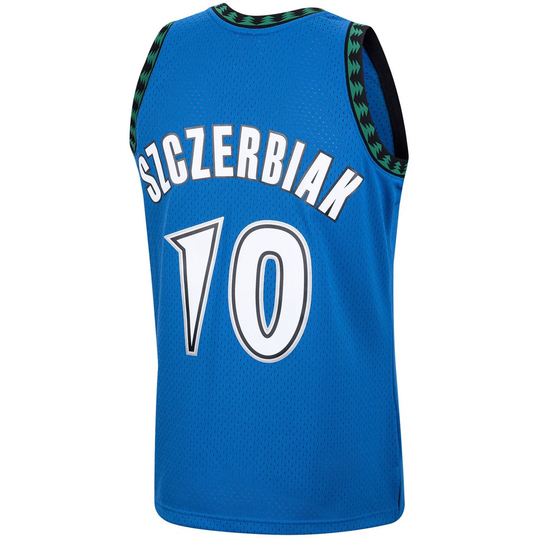 Minnesota Timberwolves Wally Szczerbiak Mitchell & Ness 2003/04 Hardwood Classics Swingman Jersey - Blue Team Jersey Sports Fan Apparel