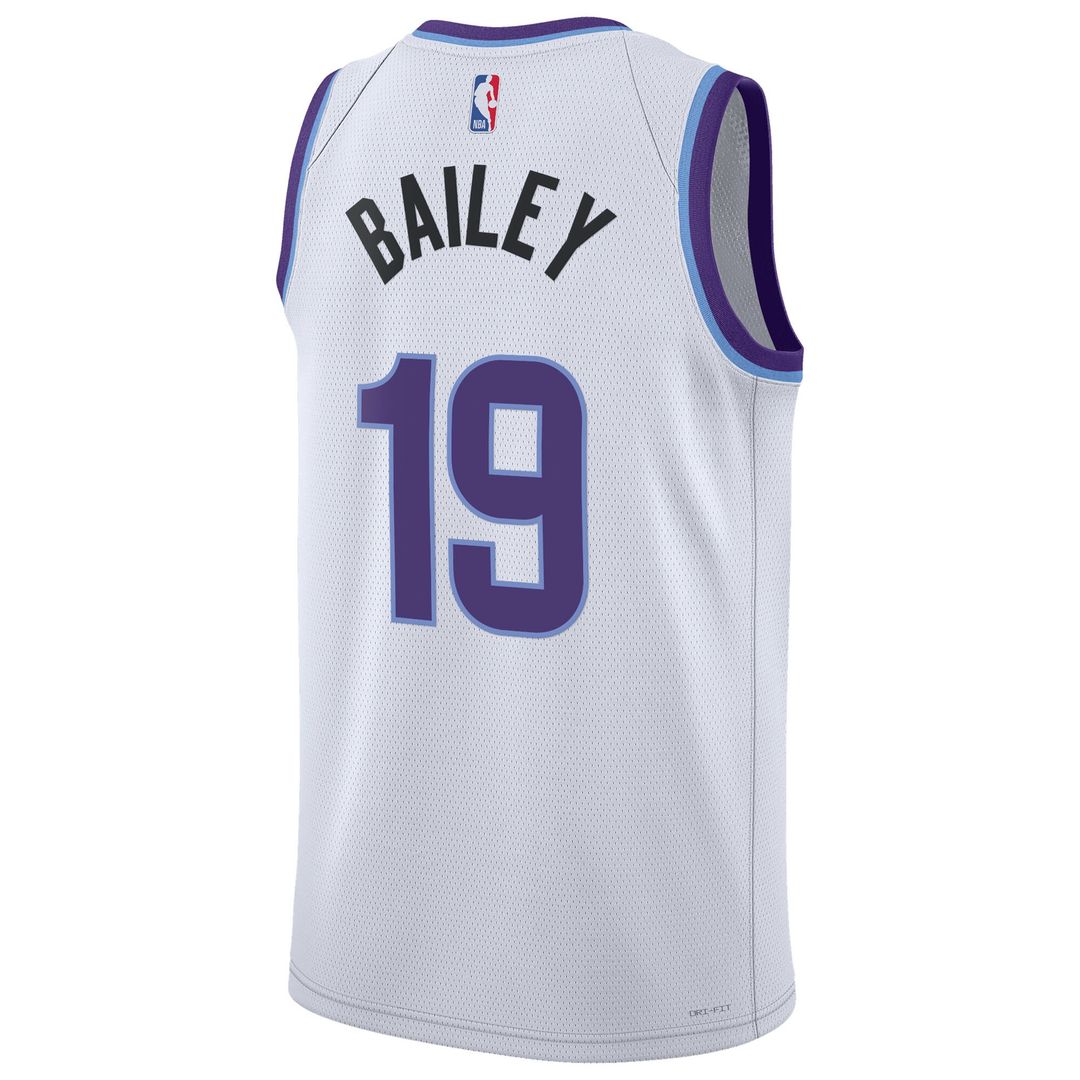 Utah Jazz Ace Bailey Nike Unisex Swingman Jersey - Association Edition - White Team Jersey Sports Fan Apparel