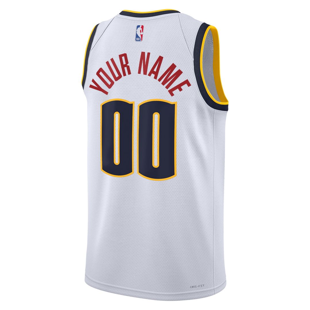 Denver Nuggets Nike Unisex Swingman Custom Jersey Navy - Icon Edition Team Jersey Sports Fan Apparel