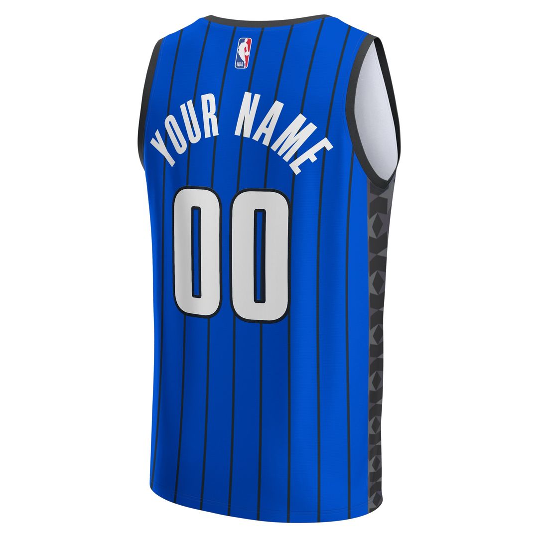 Orlando Magic Fanatics Fast Break Custom Jersey - Blue - Statement Edition Team Jersey Sports Fan Apparel