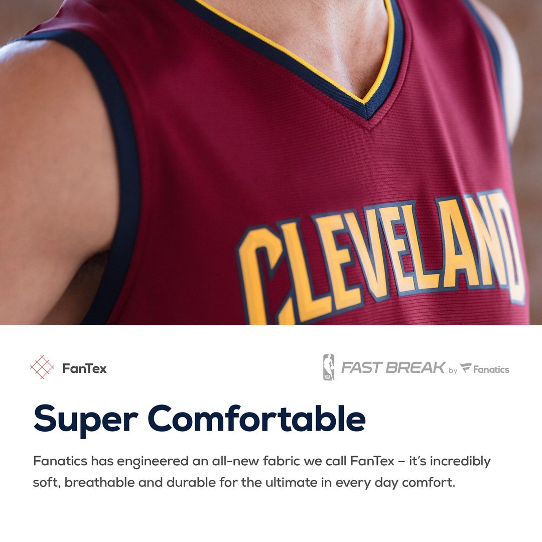 Cleveland Cavaliers Darius Garland Fanatics Youth Replica Fast Break Jersey Wine - Icon Edition Team Jersey Sports Fan Apparel