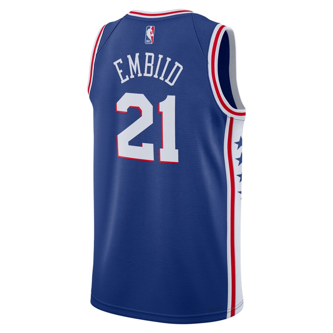 Philadelphia 76ers Joel Embiid Nike Unisex Swingman Jersey - Association Edition - White Team Jersey Sports Fan Apparel
