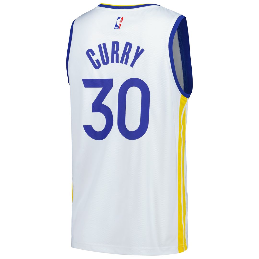 Golden State Warriors Stephen Curry Fanatics Fast Break Replica Player Jersey - Association Edition - White Team Jersey Sports Fan Apparel