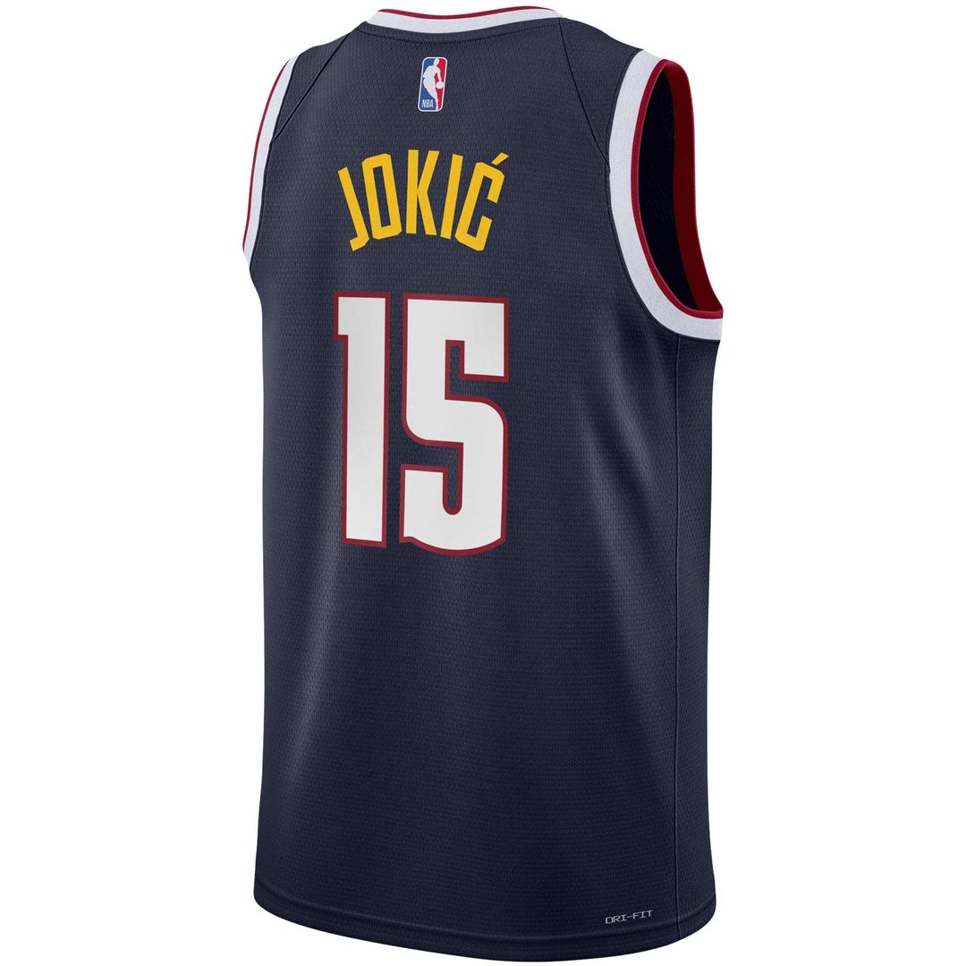 Denver Nuggets Nikola Jokic Nike Youth Swingman Jersey - Icon Edition - Navy Team Jersey Sports Fan Apparel