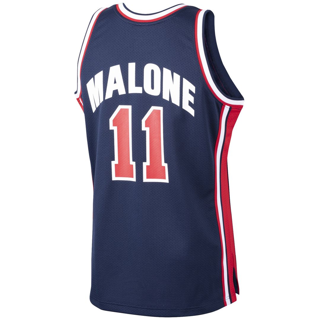 Karl Malone USA Basketball Mitchell & Ness 1992 Dream Team Authentic Jersey - Navy Team Jersey Sports Fan Apparel