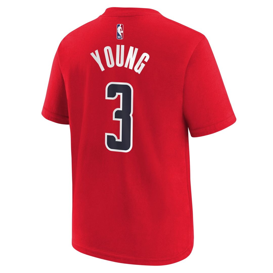 Washington Wizards Trae Young Nike Youth 2026 Name & Number T - Shirt - Red Sports Fan Apparel