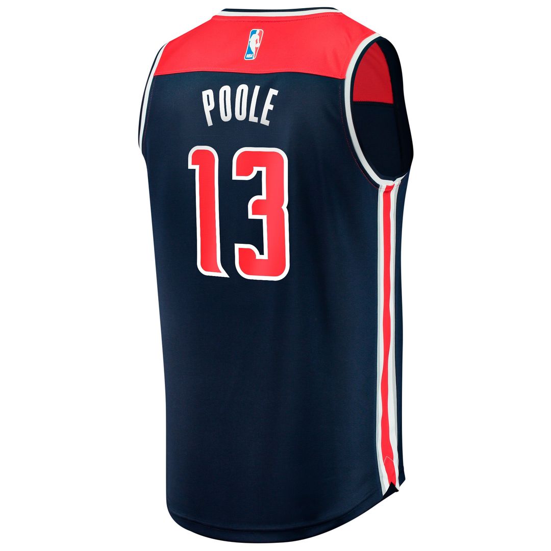Washington Wizards Jordan Poole Fanatics Youth Fast Break Player Jersey - Statement Edition - Navy Team Jersey Sports Fan Apparel