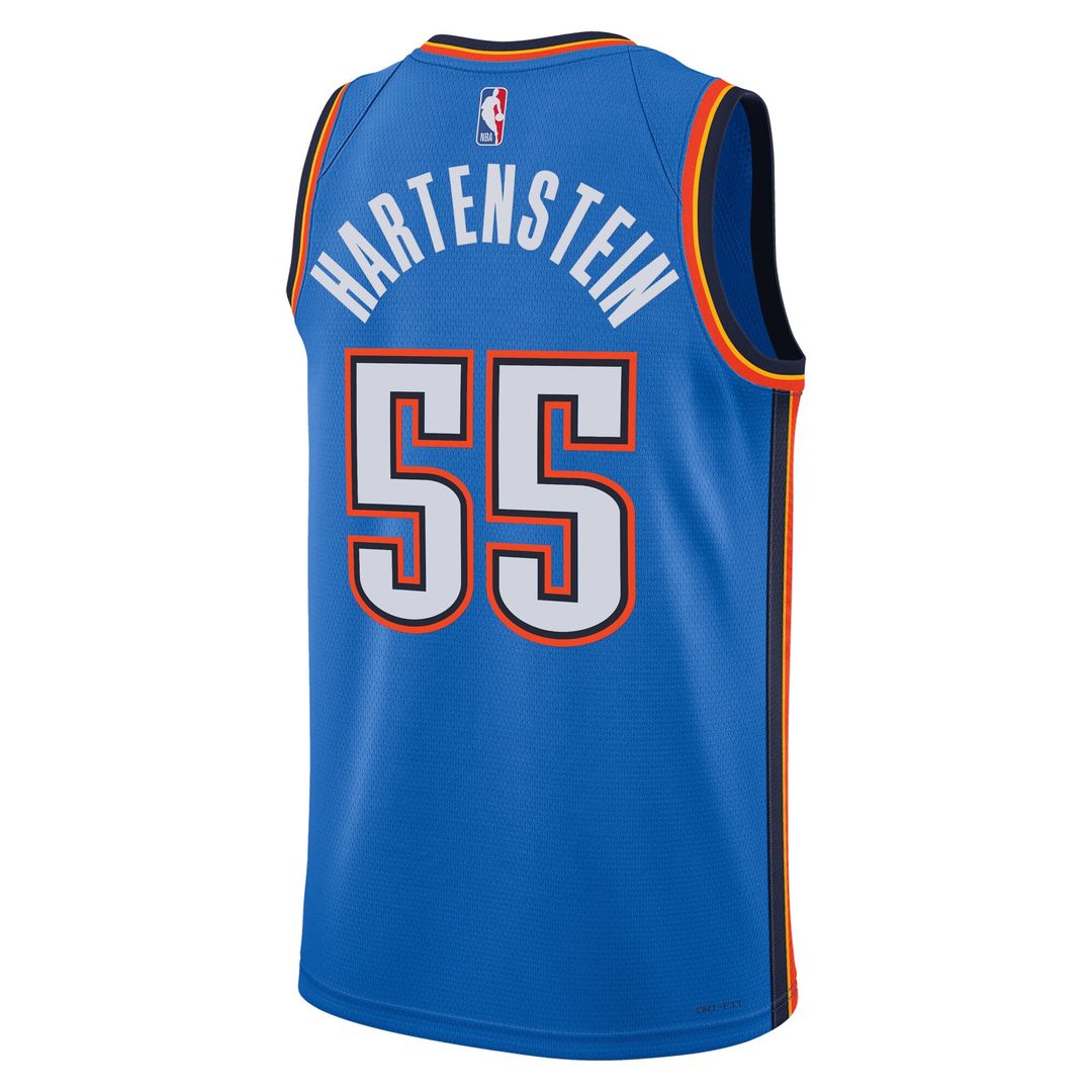 Oklahoma City Thunder Isaiah Hartenstein Nike Unisex Swingman Jersey - Icon Edition - Blue Team Jersey Sports Fan Apparel