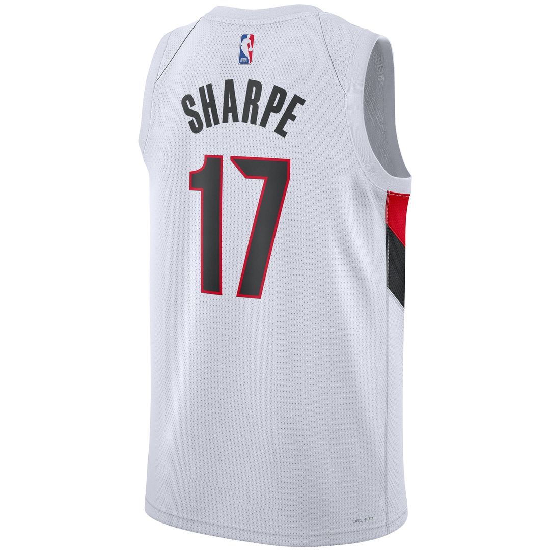 Portland Trail Blazers Shaedon Sharpe Nike Unisex Swingman Player Jersey - Association Edition - White Team Jersey Sports Fan Apparel