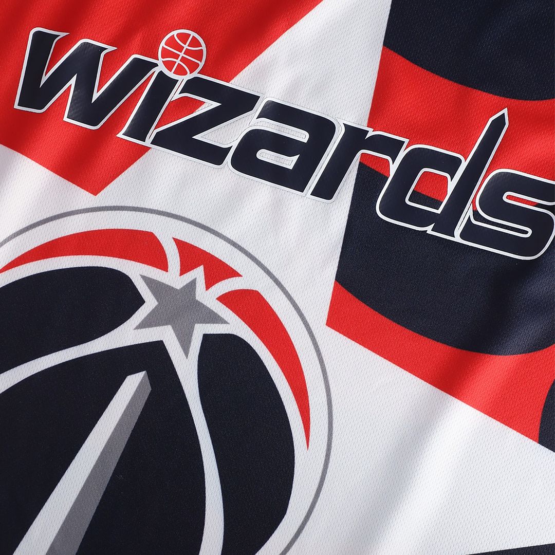 Washington Wizards NBA & KidSuper Studios by Fanatics Unisex Hometown Jersey - Red Team Jersey Sports Fan Apparel