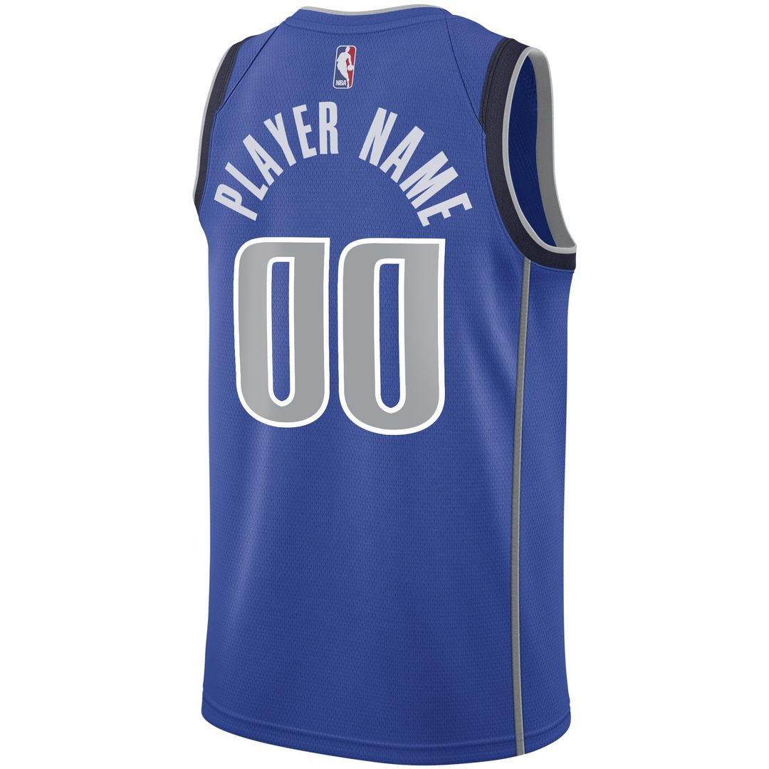 Dallas Mavericks Nike Swingman Custom Jersey Blue - Icon Edition Team Jersey Sports Fan Apparel