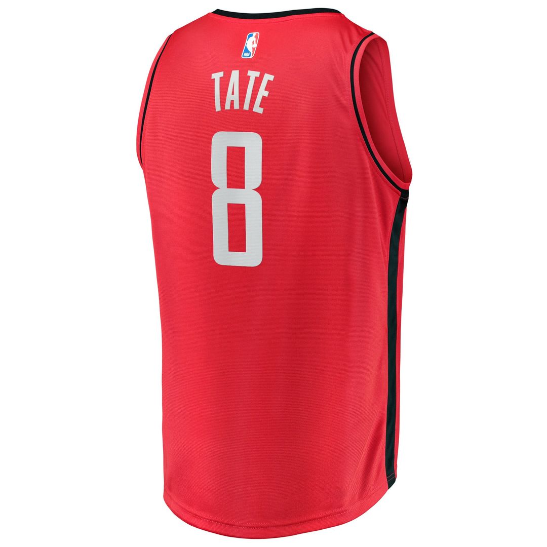 Houston Rockets Jae'Sean Tate Fanatics Fast Break Replica Jersey - Icon Edition - Red Team Jersey Sports Fan Apparel