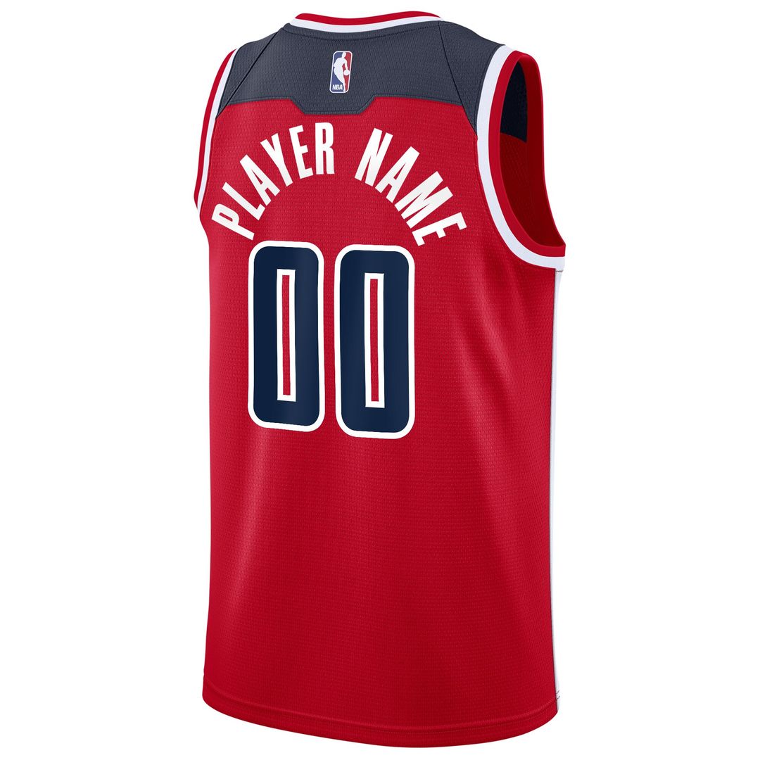 Washington Wizards Nike 2020/21 Swingman Custom Jersey - Association Edition - White Team Jersey Sports Fan Apparel