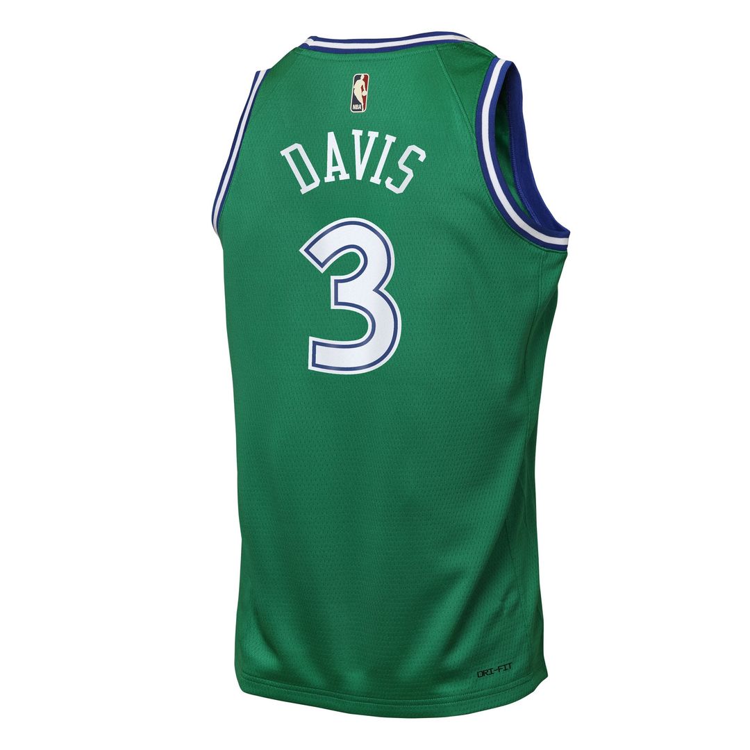 Dallas Mavericks Anthony Davis Nike Youth Swingman Jersey - Classic Edition - Green Team Jersey Sports Fan Apparel