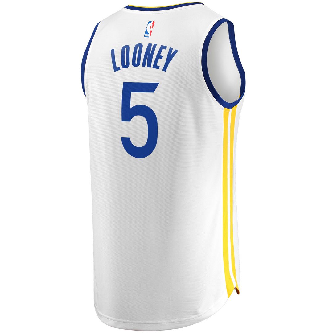 Golden State Warriors Kevon Looney Fanatics Fast Break Player Replica Jersey - Association Edition - White Team Jersey Sports Fan Apparel