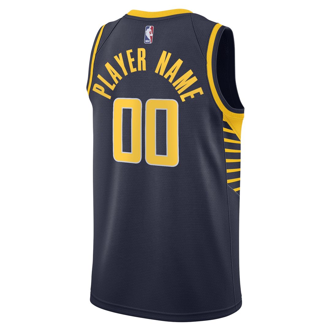 Indiana Pacers Nike Swingman Custom Jersey Navy - Icon Edition Team Jersey Sports Fan Apparel