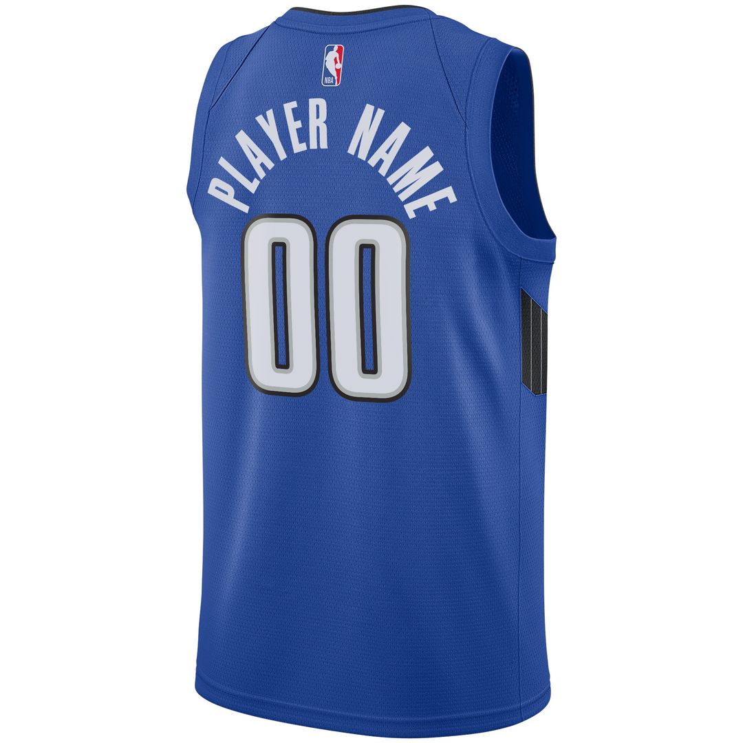 Orlando Magic Jordan Brand Swingman Custom Jersey - Statement Edition - Blue Team Jersey Sports Fan Apparel