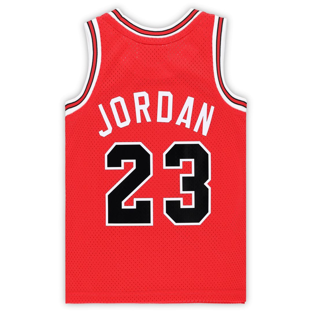 Chicago Bulls Michael Jordan Mitchell & Ness Infant 1984/85 Hardwood Classics Authentic Jersey - Red Team Jersey Sports Fan Apparel