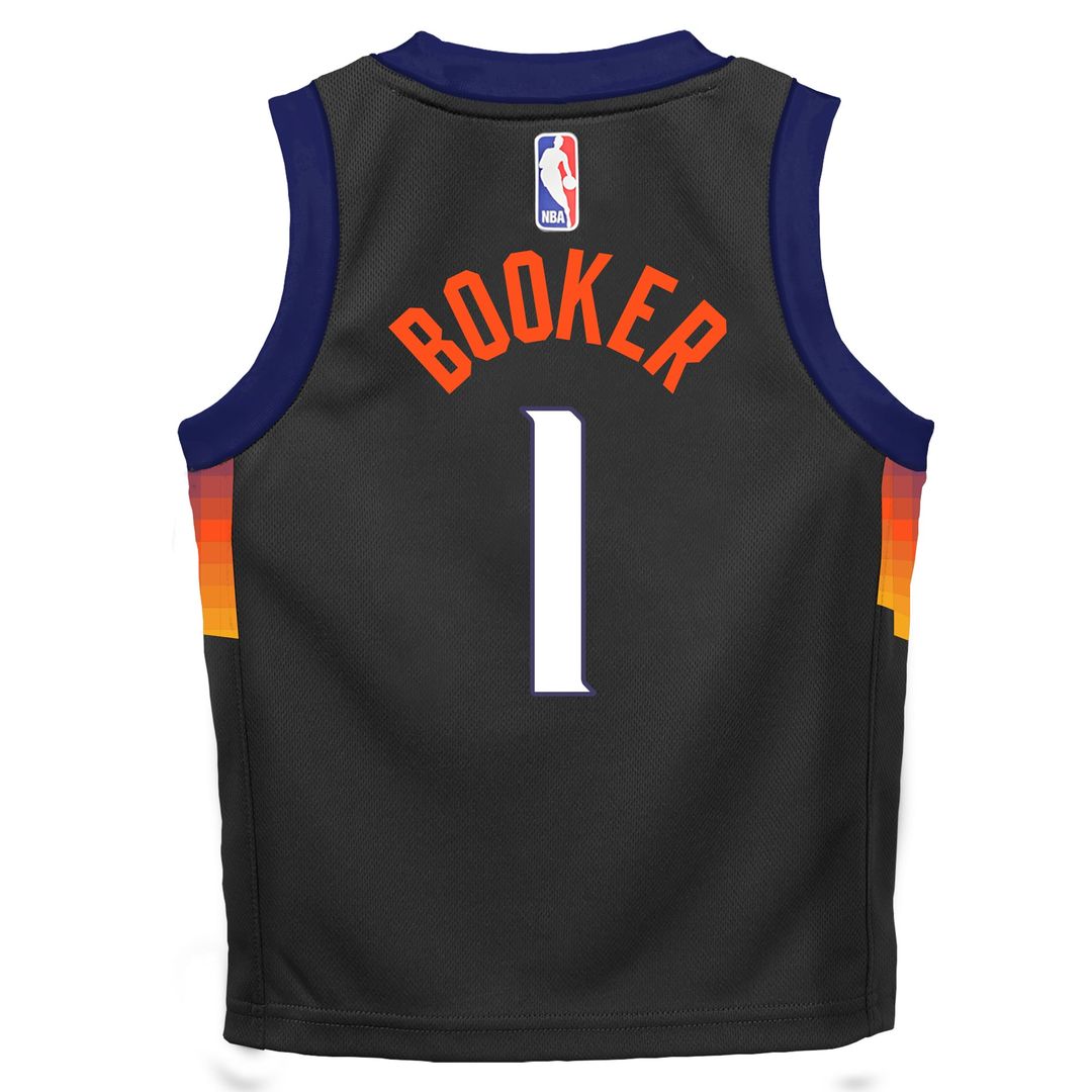 Phoenix Suns Devin Booker Nike Infant 2025/26 City Edition Swingman Jersey - Black Team Jersey Sports Fan Apparel