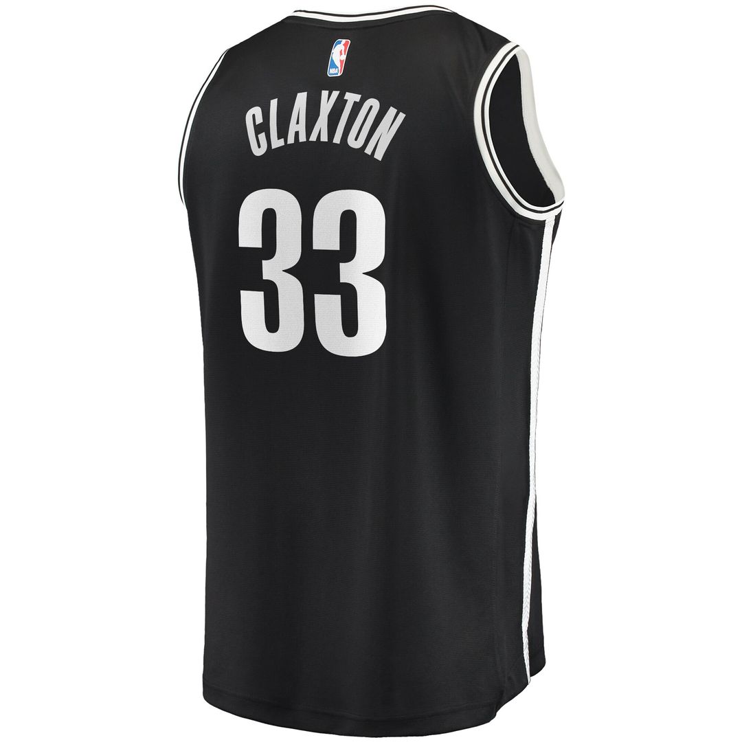 Brooklyn Nets Nicolas Claxton Fanatics Fast Break Player Jersey - Icon Edition - Black Team Jersey Sports Fan Apparel