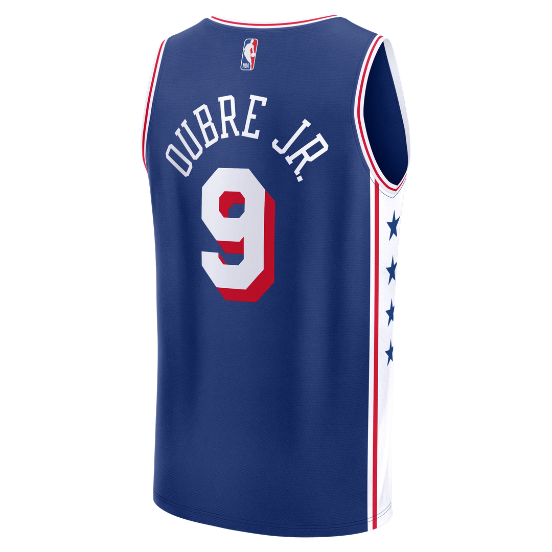 Philadelphia 76ers Kelly Oubre Jr. Fanatics Fast Break Jersey - Icon Edition - Blue Team Jersey Sports Fan Apparel