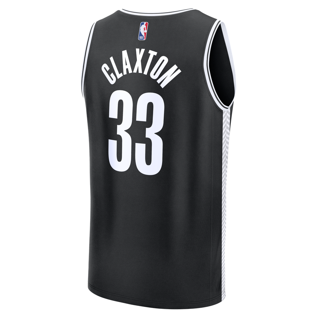 Brooklyn Nets Nic Claxton Fanatics Fast Break Replica Jersey - Black - Icon Edition Team Jersey Sports Fan Apparel