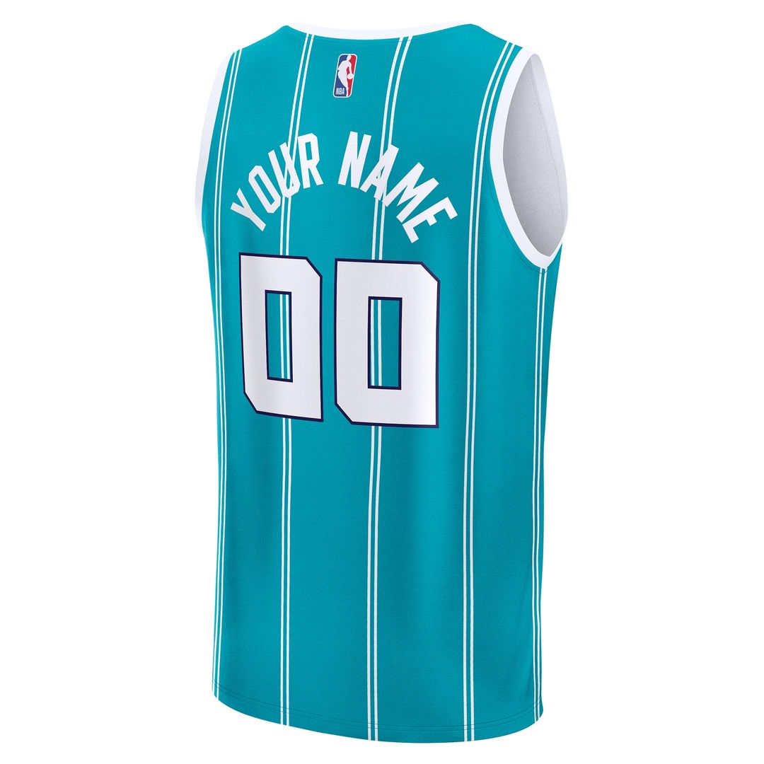 Charlotte Hornets Fanatics Fast Break Custom Jersey - Icon Edition - Purple Team Jersey Sports Fan Apparel