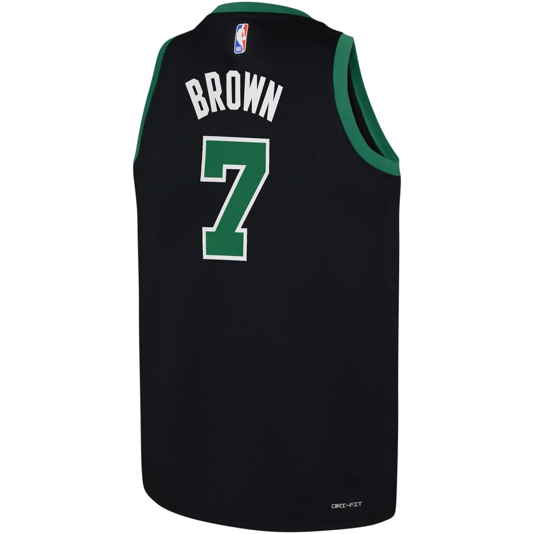 Boston Celtics Jaylen Brown Jordan Brand Youth Swingman Jersey - Statement Edition - Black Team Jersey Sports Fan Apparel
