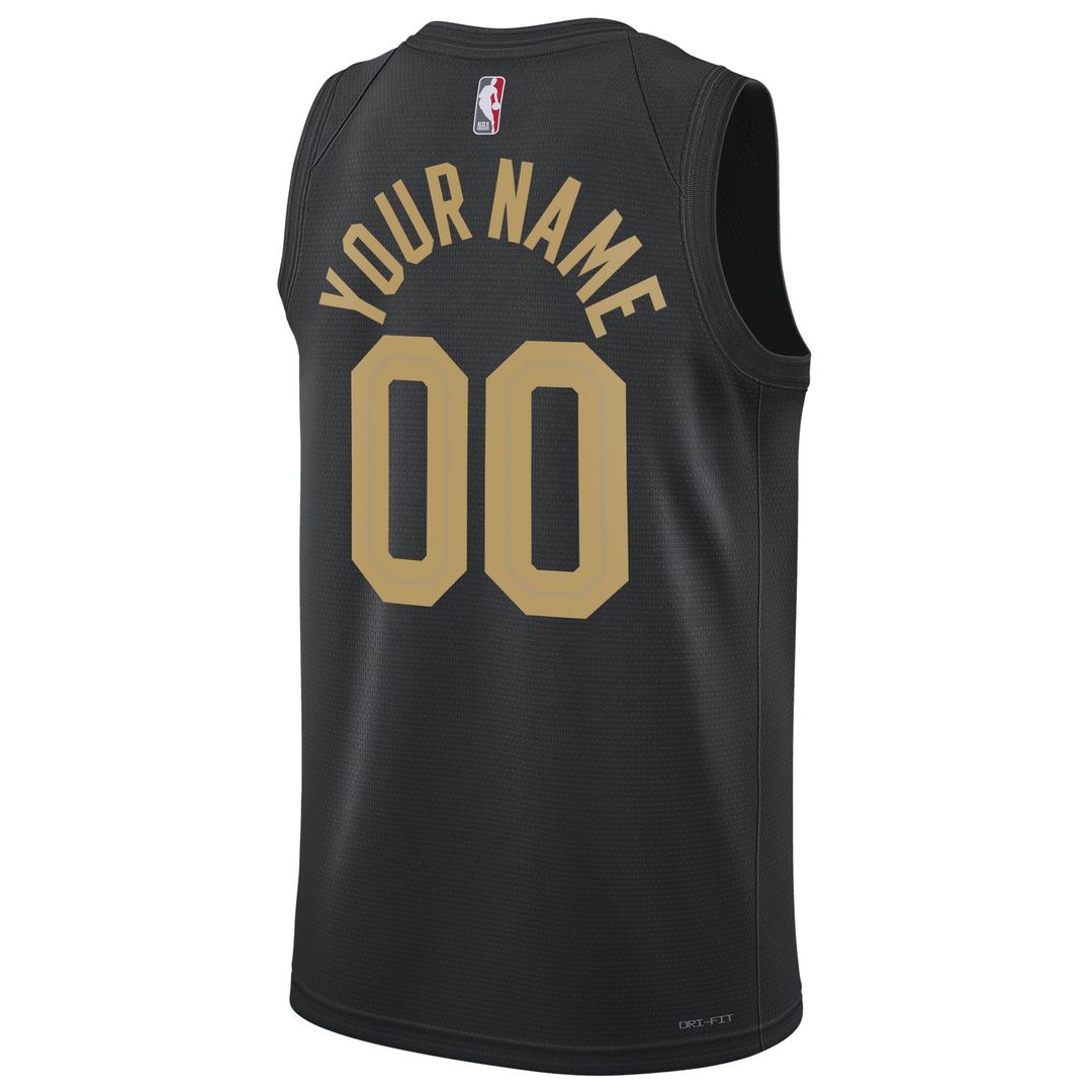 Cleveland Cavaliers Jordan Brand Unisex 2022/23 Swingman Custom Jersey - Statement Edition - Black Team Jersey Sports Fan Apparel