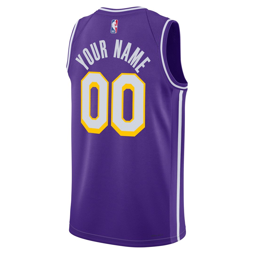 Los Angeles Lakers Jordan Brand Unisex Swingman Custom Jersey - Statement Edition - Purple Team Jersey Sports Fan Apparel