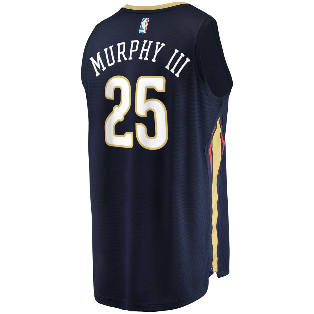 New Orleans Pelicans Trey Murphy III Fanatics Fast Break Replica Jersey - Icon Edition - Navy Team Jersey Sports Fan Apparel