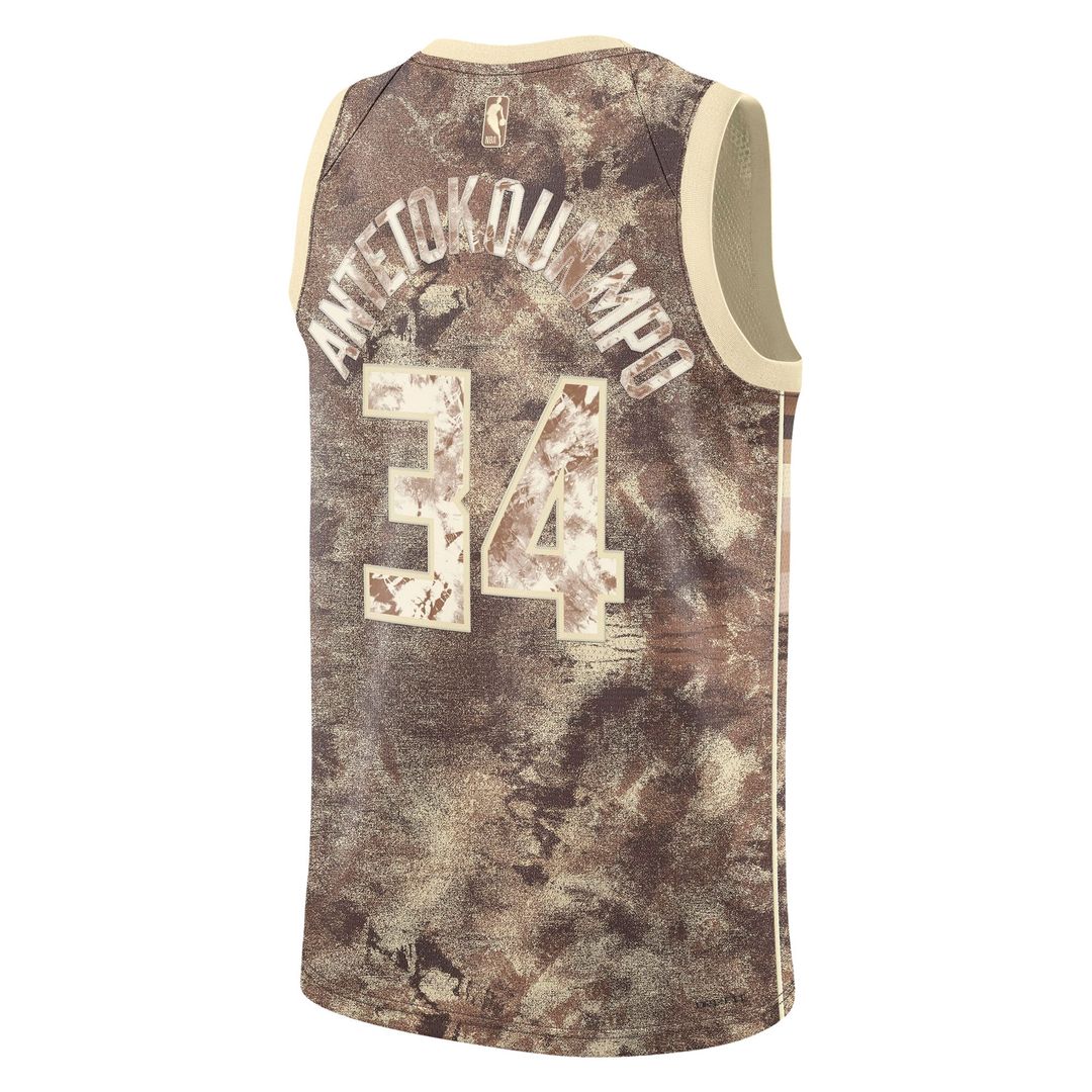 Milwaukee Bucks Giannis Antetokounmpo Nike Unisex Select Series Swingman Jersey - Brown Team Jersey Sports Fan Apparel