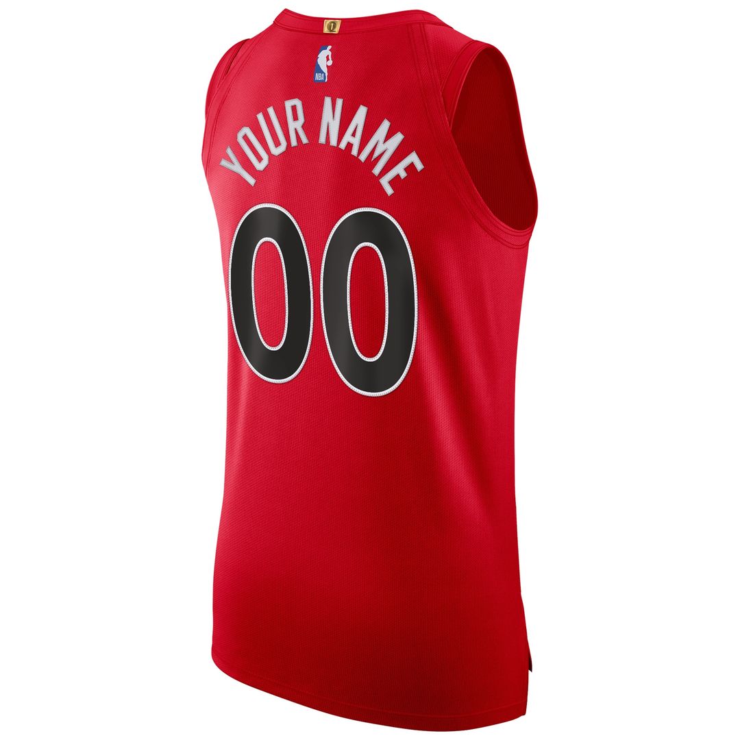 Toronto Raptors Nike 2020/21 Authentic Custom Jersey Red - Icon Edition Team Jersey Sports Fan Apparel