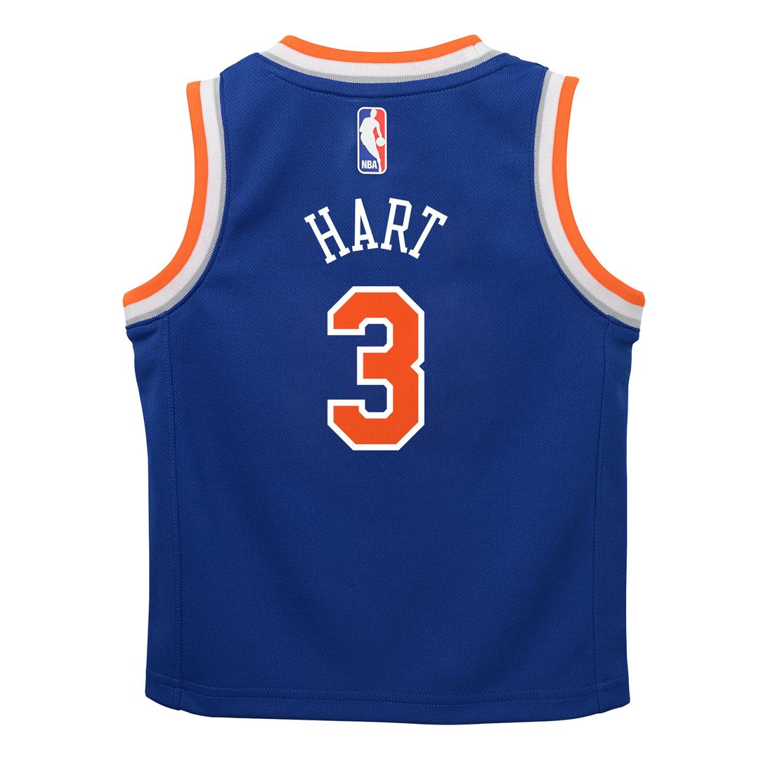 New York Knicks Josh Hart Nike Toddler Replica Swingman Jersey - Icon Edition - Blue Team Jersey Sports Fan Apparel
