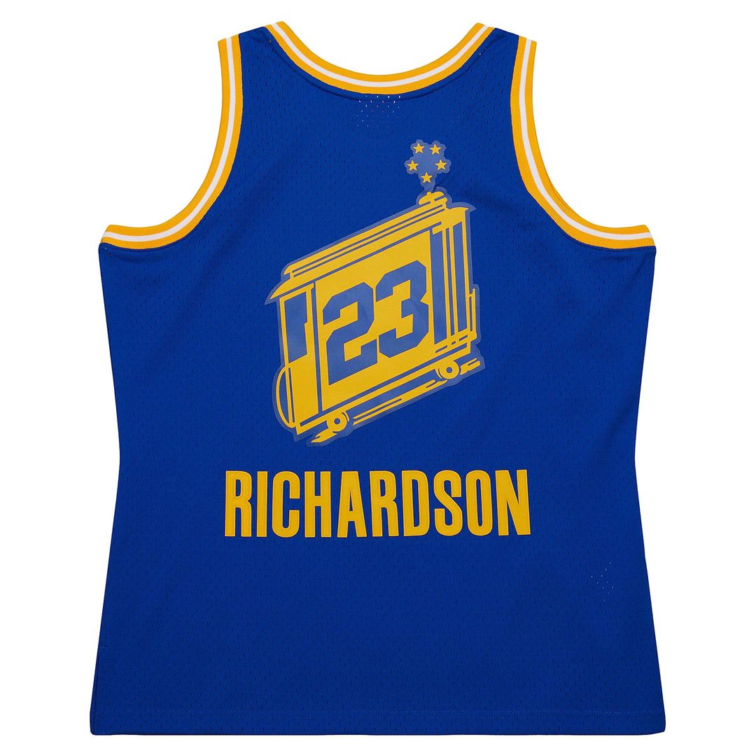 Golden State Warriors Jason Richardson Mitchell & Ness 2004/05 Hardwood Classics Swingman Jersey - Royal Team Jersey Sports Fan Apparel