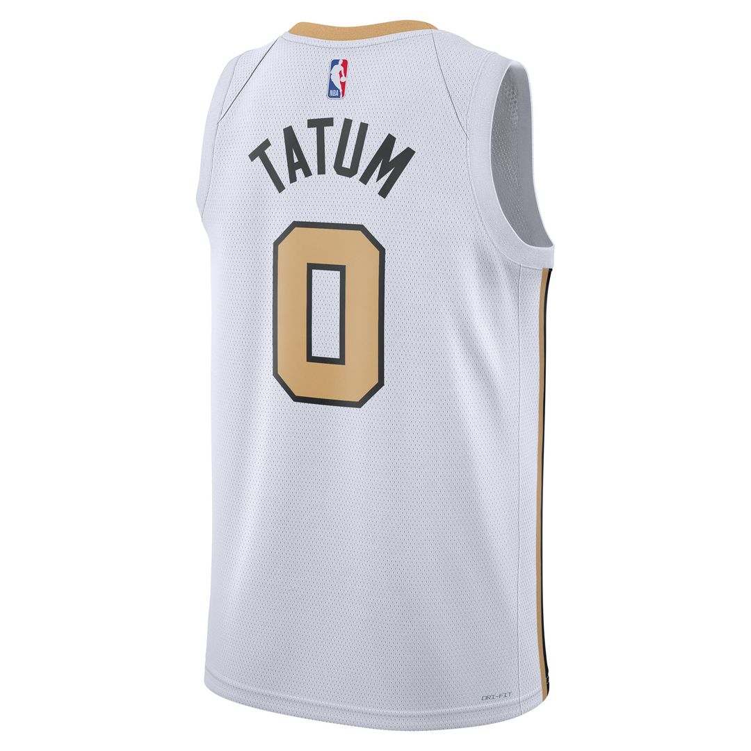 Boston Celtics Jayson Tatum Nike Unisex 2025/26 Swingman Jersey - White - City Edition Team Jersey Sports Fan Apparel