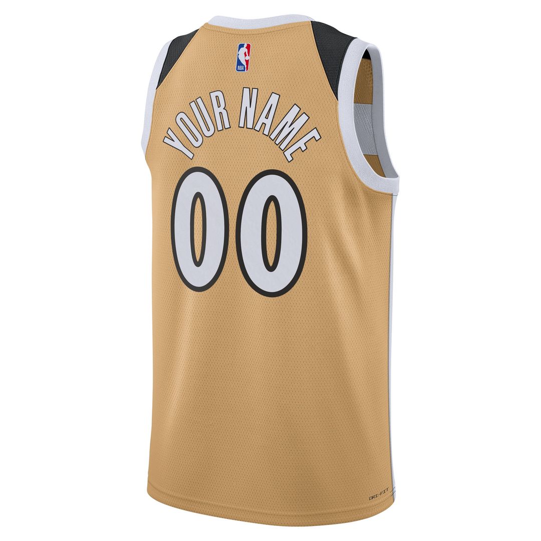 Washington Wizards Nike Unisex 2025/26 City Edition Swingman Custom Jersey - Gold Team Jersey Sports Fan Apparel