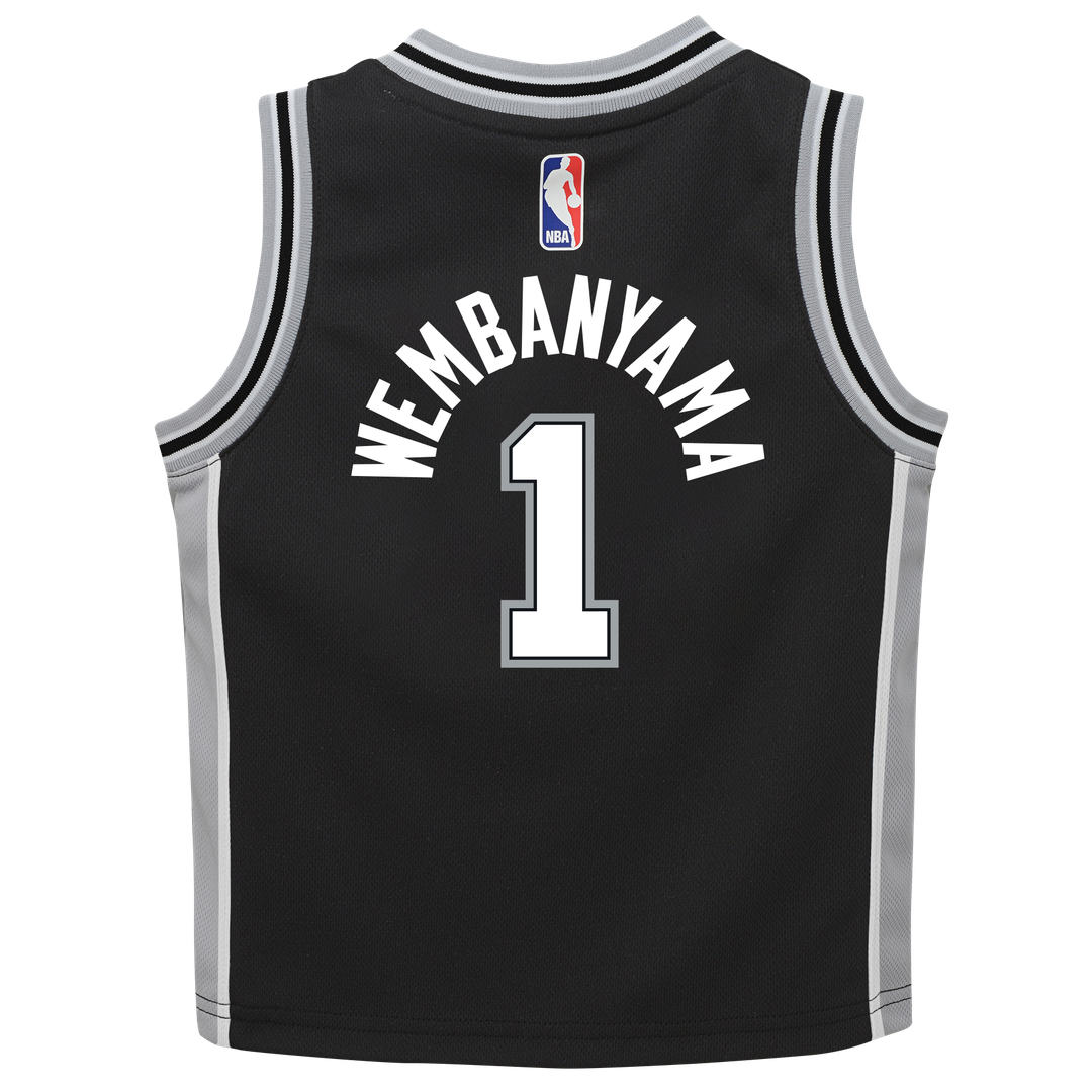 San Antonio Spurs Victor Wembanyama Nike Infant Swingman Jersey - Icon Edition - Black Team Jersey Sports Fan Apparel