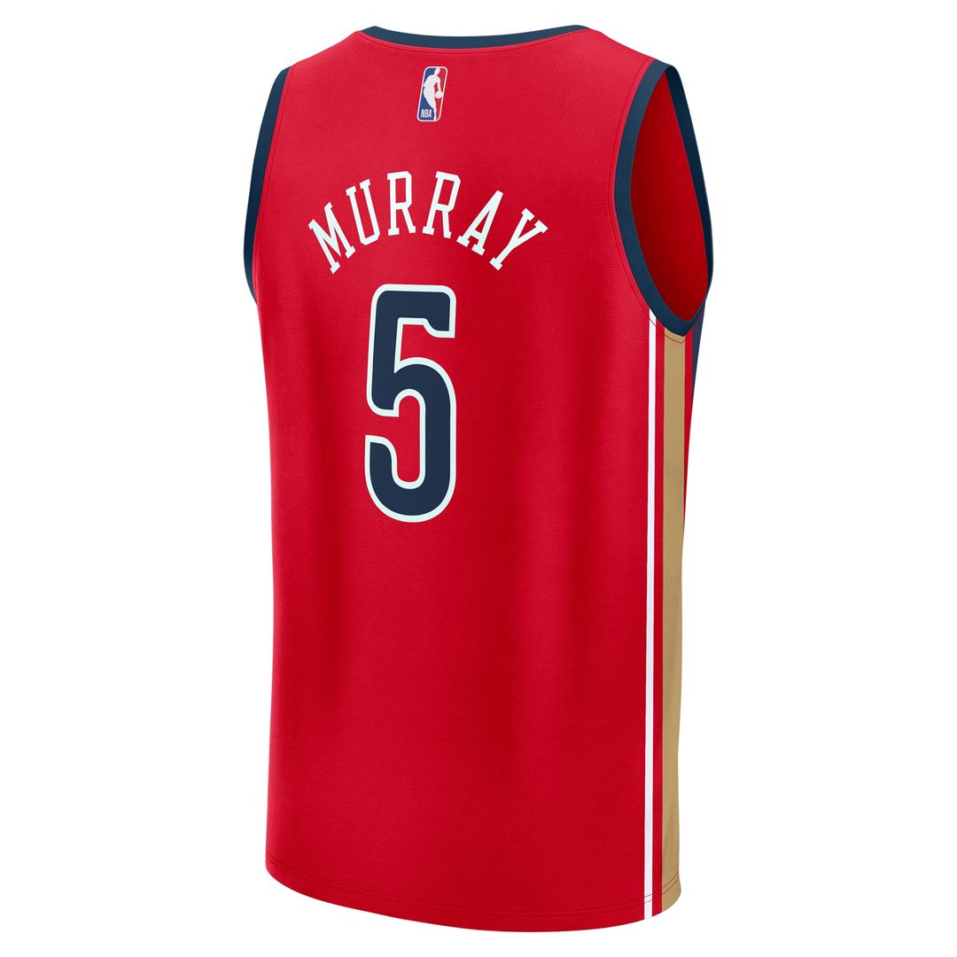 New Orleans Pelicans Dejounte Murray Fanatics Youth Fast Break Replica Player Jersey - Statement Edition - Red Team Jersey Sports Fan Apparel