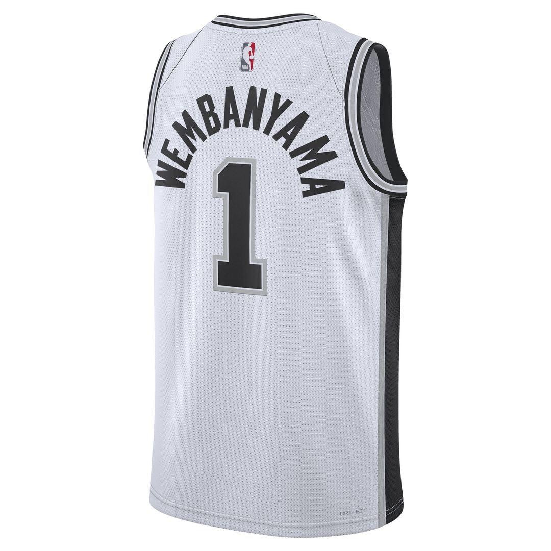 San Antonio Spurs Victor Wembanyama Nike Unisex Swingman Jersey - Association Edition - White Team Jersey Sports Fan Apparel
