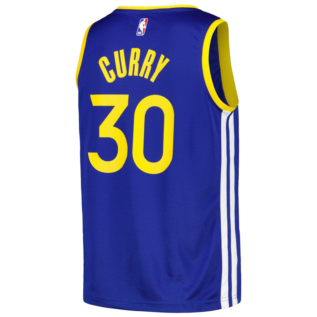 Golden State Warriors Stephen Curry Fanatics Fast Break Player Badge Jersey - Royal Team Jersey Sports Fan Apparel