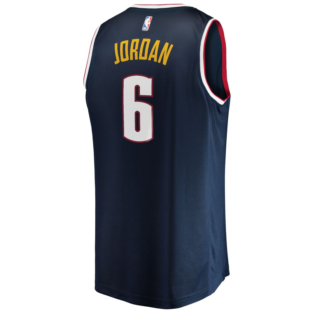 Denver Nuggets DeAndre Jordan Fanatics Youth Fast Break Player Jersey - Icon Edition - Navy Team Jersey Sports Fan Apparel