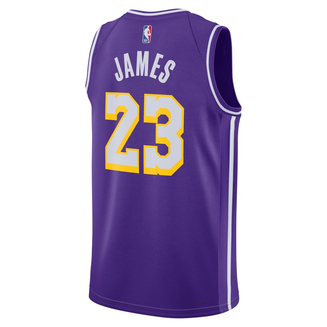 Los Angeles Lakers LeBron James Jordan Brand Unisex Swingman Jersey - Statement Edition - Purple Team Jersey Sports Fan Apparel