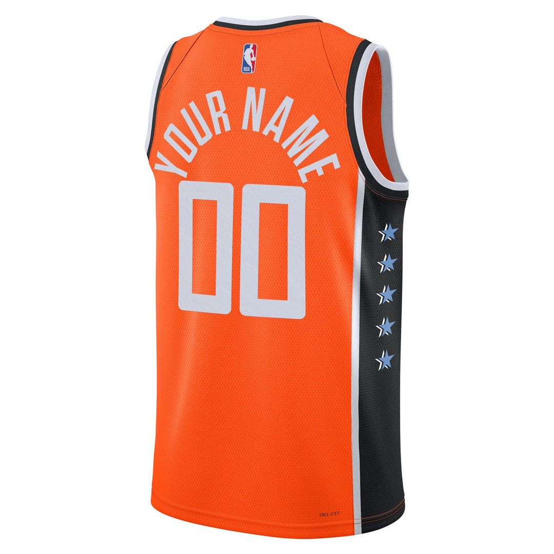 LA Clippers Nike Unisex 2025/26 City Edition Swingman Custom Jersey - Orange Team Jersey Sports Fan Apparel